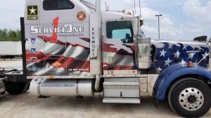 Service One Military Memorial Semi-Trailer