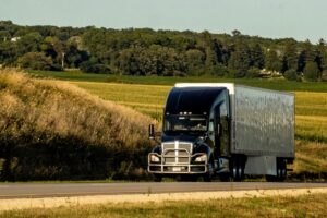 One of Service One's truck on the road somewhere in Wisconsin