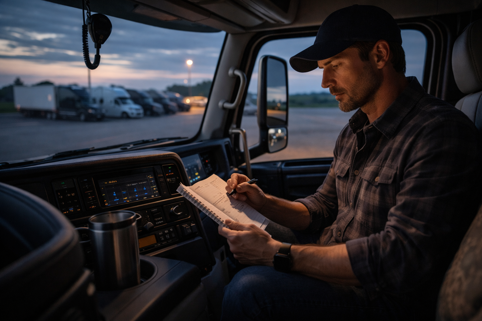 how truck drivers can avoid job-hopping by planning routes and tracking income consistently