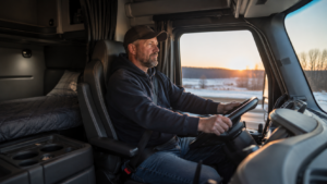 Equipment Quality Affects Truck Driver Performance by enhancing comfort, reducing fatigue, and supporting driver focus during long-haul trips.